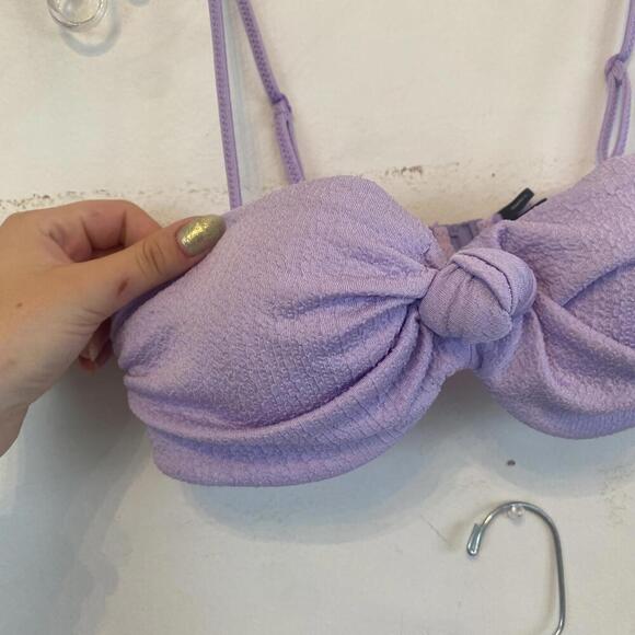 TRIANGL purple high rise bikini set sz S - Picture 7 of 8